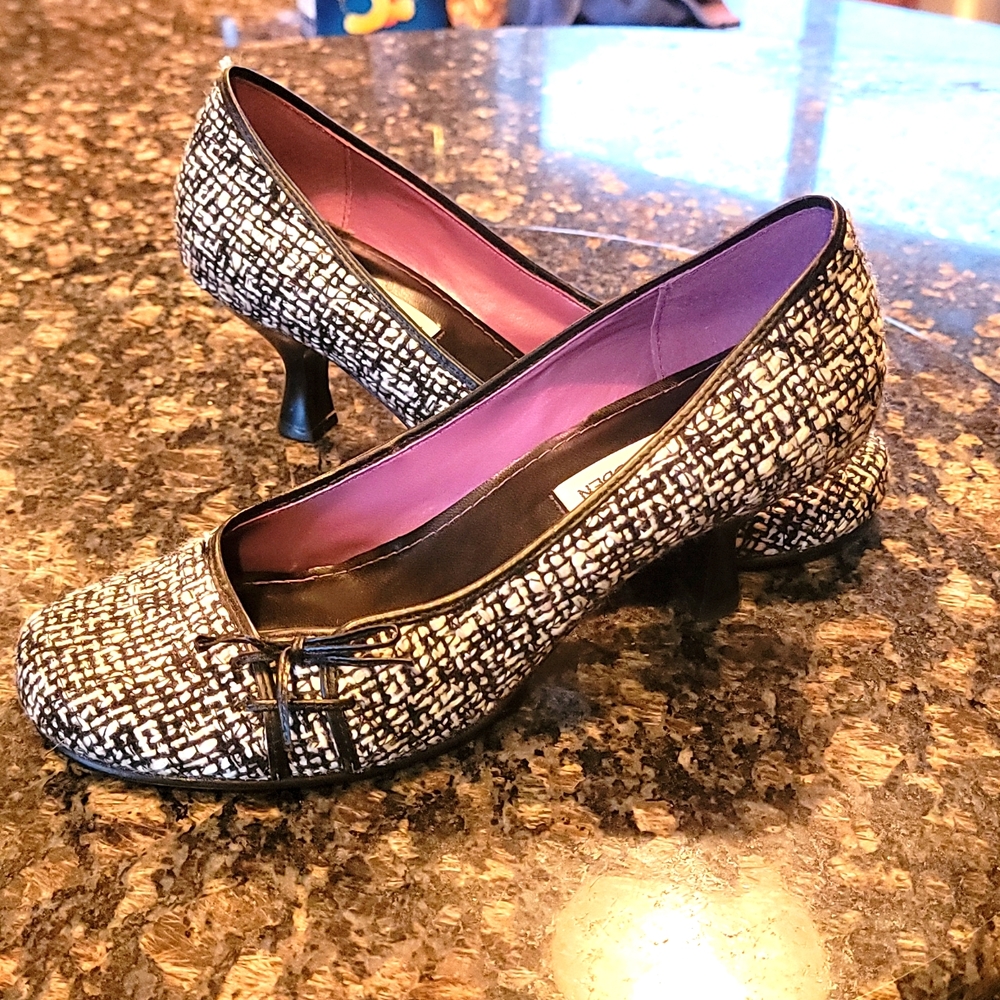 Steve Madden B&W Tweed Heels | Size 7.5 Wms